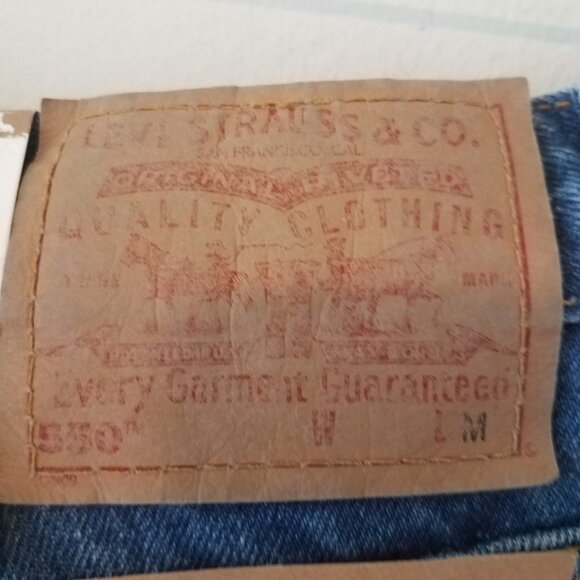 Levi's 550 Jeans Women's 14 MIS M Medium Red Tab Relaxed Fit Tapered Made in USA - Picture 11 of 14